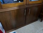 Wooden Cupboard with Glass Doors