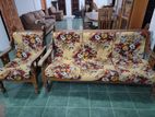 Wooden Cushion Chair Set