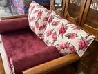 Wooden Cushion Sofa Set