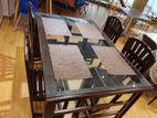 wooden dining set