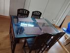 wooden dining set