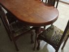 Wooden Dining Table and 6 Chairs