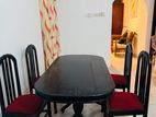 Wooden Dining Table With 4 Chairs