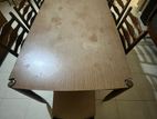 Wooden Dinning Table with 8 Chairs