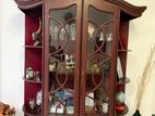 Wooden Display Cupboard with Glass Doors
