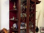 Wooden Display Cupboard with Glass Doors