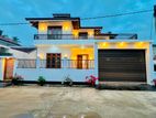 Wooden Floor Brand New Upstairs 4 Bed Rooms House For Sale in Negombo