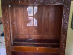 Wooden Glass Hanging Cupboard