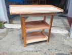 Wooden kitchen rack tables