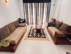 Wooden Living Room Sofa Set