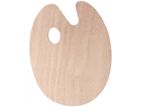 Wooden Palette Oval 40x50 CM