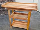 Wooden rack tables