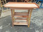 Wooden rack tables