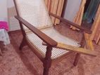 Wooden Rattan Easy Chair