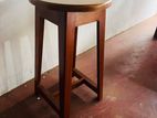 Wooden Round Bar Stool