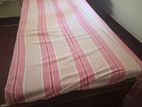 Wooden Single Bed + Mattress