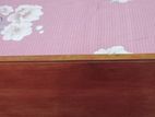 Wooden Single Bed with Mattress