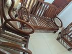 wooden sofa