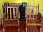 Wooden Sofa Set