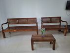 Wooden sofa set