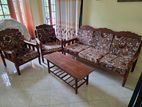 Wooden sofa set