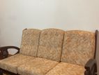 Wooden Sofa Set with Cushions