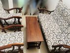 Wooden Sofa Set with Table