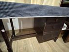 Wooden Study Table with Drawers