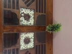 Wooden Table with 4 Characters