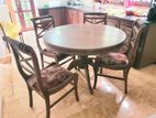 Wooden Table with Chairs
