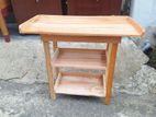Wooden Tables With Rack 3ft