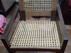 Wooden Teak Cane Chair