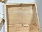 Wooden Tray Basket