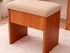 Wooden Vanity Stool (Dressing Stool)