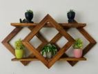 Wooden Wall Shelf Designing