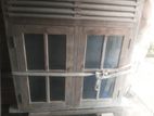 Wooden Window with Frame