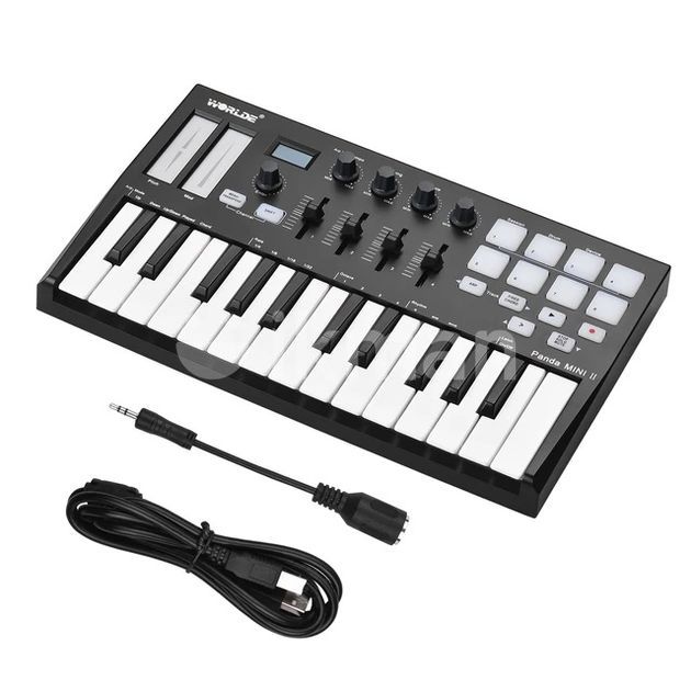 WORLDE Panda MINI II Portable 25Key USB MIDI Keyboard Controller for