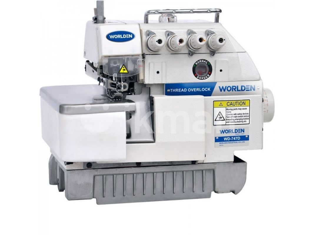 WORLDEN 5 Thread Overlock sewing machine with Direct Drive Servo Motor
