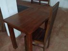 Writing Table with Chair Teak Wood