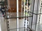 Iron and Glass Display Shelves