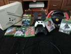 Xbox One S Plus Games and Wheel