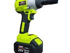 Xcort Cordless Brushless Battery Impact Wrench 20 v 1/2"