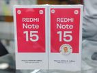 Xiaomi Note 15 8GB 256GB (Brand New)
