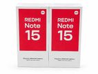 Xiaomi Redmi Note 15 4G 8GB 256GB (Brand New)