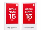 Xiaomi Redmi Note 15 5G 8GB 256GB (Brand New)