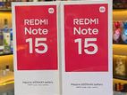 Xiaomi Redmi Note 15 6GB|128GB|4 (Brand New)