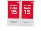Xiaomi Redmi Note 15 8GB 256GB (Brand New)