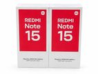 Xiaomi Redmi Note 15 8GB 256GB (Brand New)