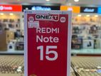 Xiaomi Redmi Note 15 (Brand New)