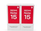 Xiaomi Redmi Note 15 (Brand New)